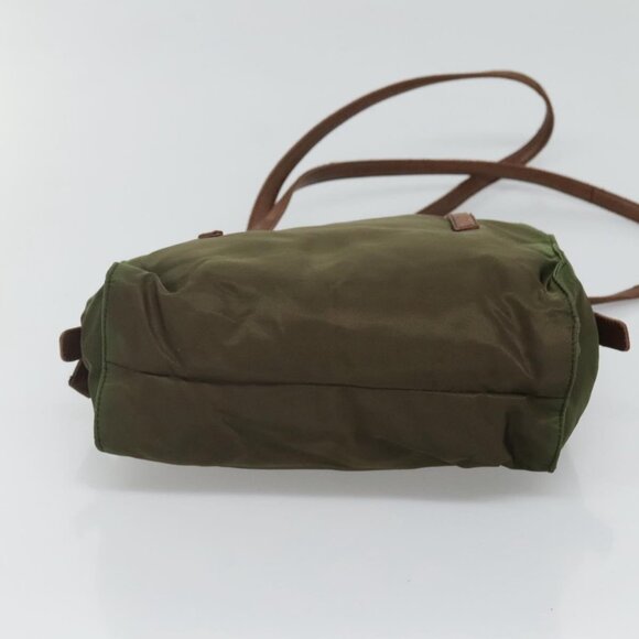 PRADA Shoulder Bag Nylon Khaki Auth 119570 - Picture 6 of 16